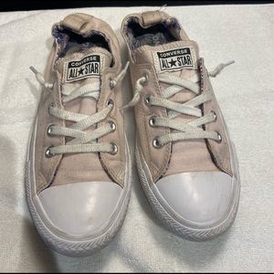 Converse pink slip on